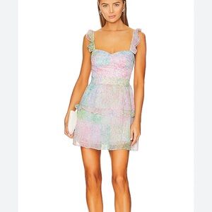 Amanda Uprichard Pastel Mini Dress